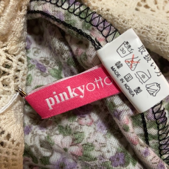 NWT Pinkyotto Crochet and Netting Dress - Picture 11 of 13